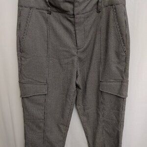 Sanctuary Compact Hounds Tooth Cargo Pants